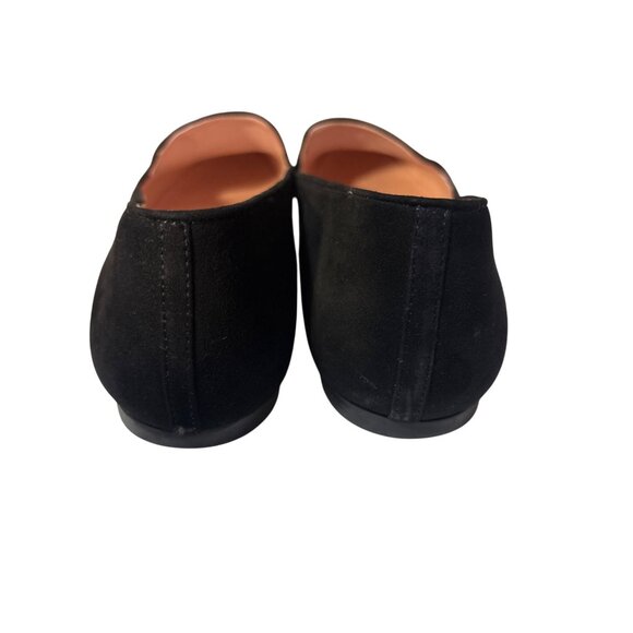 J.Crew Womens Black Suede Smoking Slippers Size 9.5 - Picture 5 of 8